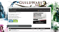 Desktop Screenshot of gw2shop.net